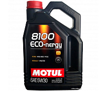 Масло моторное 100% синтетическое 5W30 4л MOTUL 8100 Eco-Nergy 104257