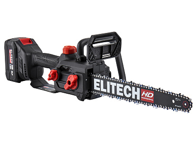 Пила цепная аккумуляторная ELITECH HD CS 2012BLPK 1х4Ah