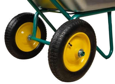 Тачка строительная 2-х колесная пневмо колеса LINSTOR 32.110.240