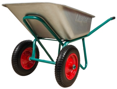 Тачка строительная 2-х колесная полиуретановые колеса LINSTOR 32.110.240 PROFI