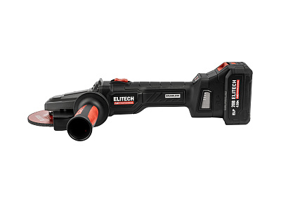 Шлифмашина угловая аккумуляторная ELITECH HD CAG 2012DSL 1х4Ah