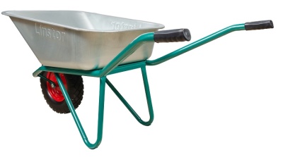 Тачка строительная полиуретановое колесо LINSTOR 31.110.220 PROFI