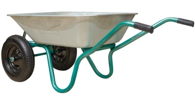 Тачка строительная 2-х колесная пневмо колеса LINSTOR 52.130.280