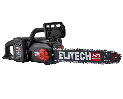Пила цепная аккумуляторная ELITECH HD CS 4016BLK 1х4Ah