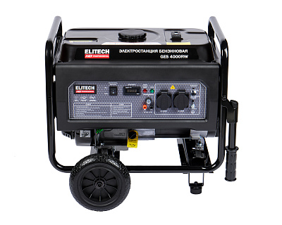Генератор бензиновый ELITECH HD GES 4000RW