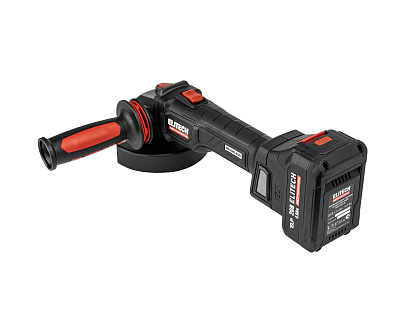 Шлифмашина угловая аккумуляторная ELITECH HD CAG 2012BL 2х4Ah