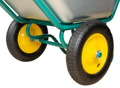 Тачка строительная 2-х колесная пневмо колеса LINSTOR 43.110.260 LUX