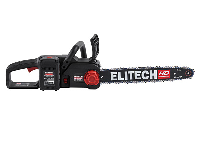 Пила цепная аккумуляторная ELITECH HD CS 4016BLK 1х4Ah