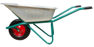 Тачка строительная полиуретановое колесо LINSTOR 31.110.220 PROFI