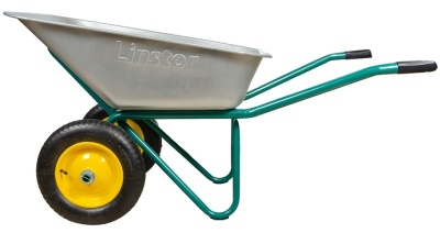 Тачка строительная 2-х колесная пневмо колеса LINSTOR 32.110.240