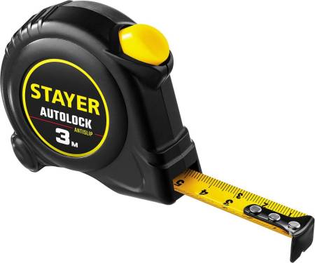 Рулетка 3м х 16мм с автостопом STAYER АutoLock 2-34126-03-16_z02
