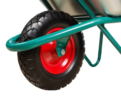 Тачка строительная полиуретановое колесо LINSTOR 31.110.220 PROFI