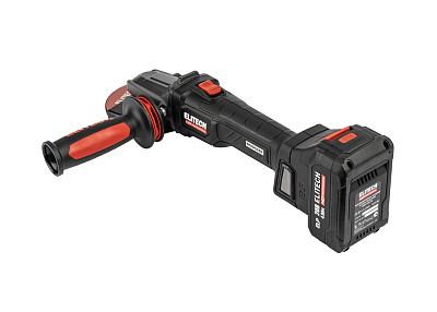 Шлифмашина угловая аккумуляторная ELITECH HD CAG 2012DSL 2х4Ah