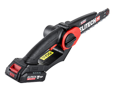 Пила цепная аккумуляторная ELITECH HD CS 2008BLK 1х2Ah