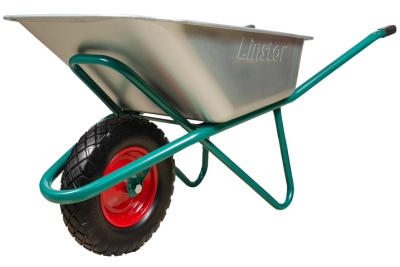 Тачка строительная полиуретановое колесо LINSTOR 31.110.220 PROFI