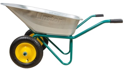 Тачка строительная 2-х колесная пневмо колеса LINSTOR 32.100.200