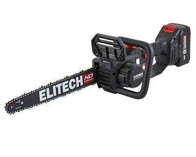 Пила цепная аккумуляторная ELITECH HD CS 2012BLPK 1х4Ah