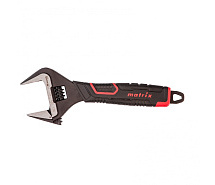 Ключ разводной 39 х 200мм тонкие губки 2-компонентная рукоятка Pro MATRIX 15577