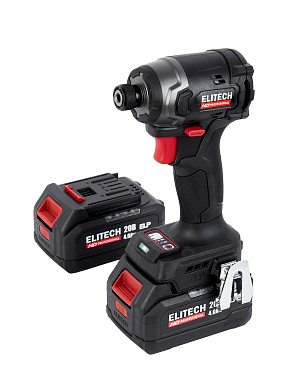 Винтоверт ударный аккумуляторный ELITECH HD CS 2003SL 2х4Ah