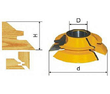 Фреза станочная комбинированная универсальная D111 d32 H25.4мм ЭНКОР