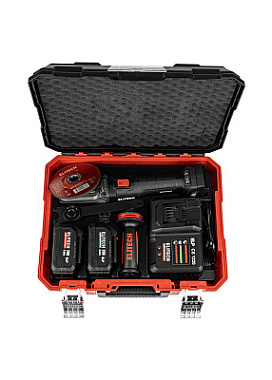 Шлифмашина угловая аккумуляторная ELITECH HD CAG 2012DSL 2х4Ah