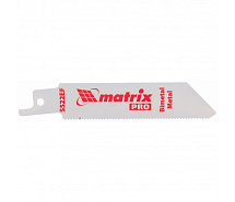 Полотна для сабельной пилы по металлу 75/1,4мм Bimetal S522EF 2шт MATRIX 782008