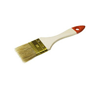 Кисть плоская натуральная 50мм деревянная ручка ЗУБР Универсал-Мастер 4-01003-050