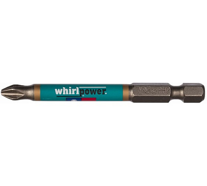 Бита крестовая PH2х70мм 1/4" WHIRLPOWER