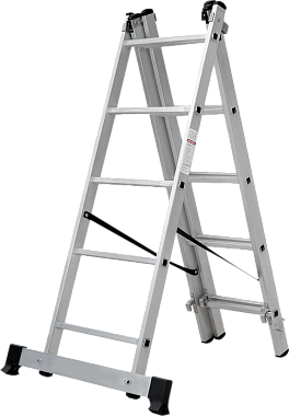 Лестница-стремянка 3-секционная алюминиевая Новая Высота Стандарт NV1230 3х5