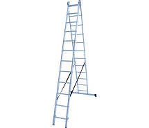 Лестница-стремянка 2-секционная алюминиевая Новая Высота NV1220 2х12
