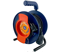 Удлинитель на катушке ПВС 2х1,5 30м GLANZEN EC-30-010