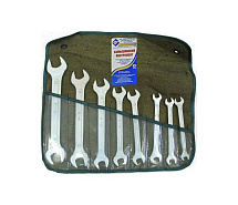 Набор ключей рожковых 8-22мм 8шт оцинкованных ТУ(40Х) КГД 8 в сумке КЗСМИ