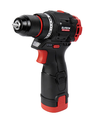 Дрель-шуруповерт аккумуляторная ELITECH HD CD 16L2 2х2Ah