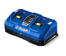 Устройство зарядное 20V 2х9Ah Li-lon LMS 2-портовое ЗУБР Профи Turbo Charge TC-20-2