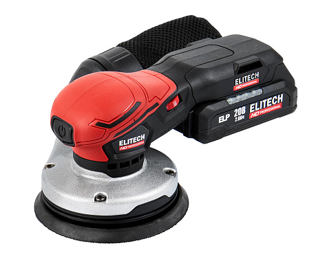 Шлифмашина эксцентриковая аккумуляторная ELITECH HD COS 2012SL 2x2Ah