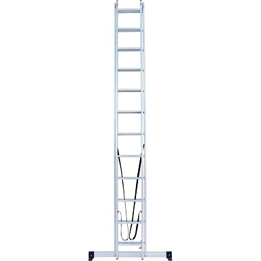 Лестница-стремянка 2-секционная алюминиевая Новая Высота NV1220 2х12