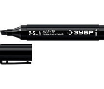 Маркер перманентный 2-5мм клиновидный черный ЗУБР МП-300К 06323-2