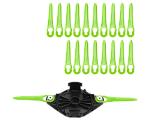 Нож пластиковый для 2-сторонней установки 20шт GREENWORKS 2963607