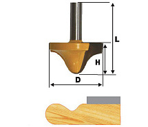 Фреза кромочная фигурная ф38х19мм хв.12мм ЭНКОР