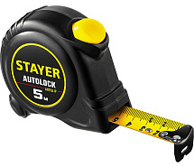 Рулетка 5м х 25мм с автостопом STAYER АutoLock 2-34126-05-25_z02
