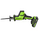 Пила сабельная аккумуляторная GREENWORKS GPT-CRS-25 1x2Ah 1200507CUA