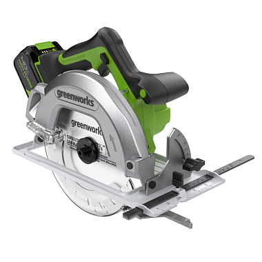 Пила дисковая аккумуляторная GREENWORKS GD24CS 1x4Ah 1500907CUB
