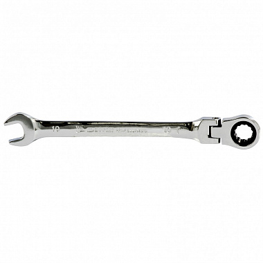 Ключ комбинированный трещоточный с шарниром 10мм MATRIX 14862