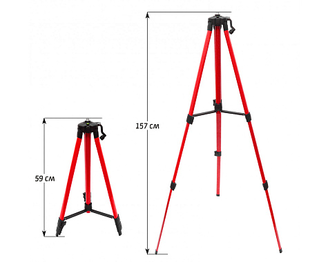 Штатив для уровня лазерного BRAIT BT16 резьба 5/8", 59-157см