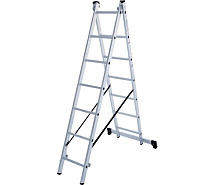 Лестница-стремянка 2-секционная алюминиевая Новая Высота Стандарт NV1220 2х7