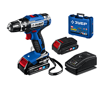Дрель-шуруповерт аккумуляторная ЗУБР Профи DL-201-22 2х2Ah