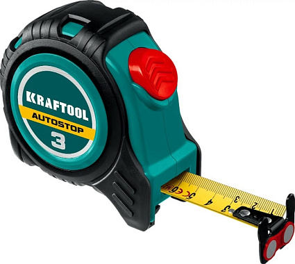 Рулетка 3м х 16мм с автостопом KRAFTOOL AutoStop 3412-3-16_z01