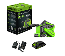 Шлифмашина ленточная аккумуляторная GREENWORKS G24BS 1x2Ah 3100607CUA