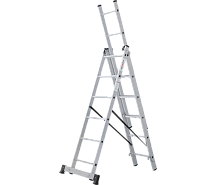 Лестница-стремянка 3-секционная алюминиевая Новая Высота Стандарт NV1230 3х6