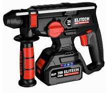 Перфоратор аккумуляторный SDS Plus ELITECH HD CRH 2024BL 1х4Ah